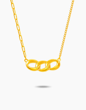 LVC 9IN Elysian 999 Gold Necklace