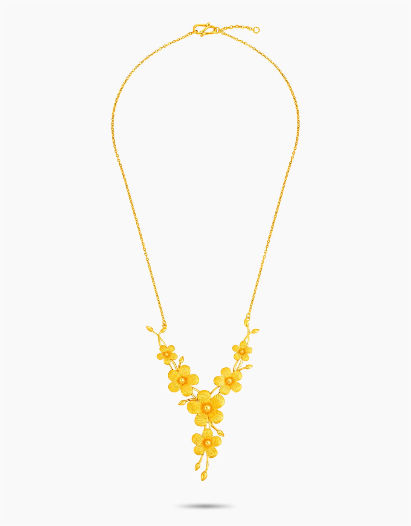 LVC 9IN Spring Blossom 999 Gold Necklace