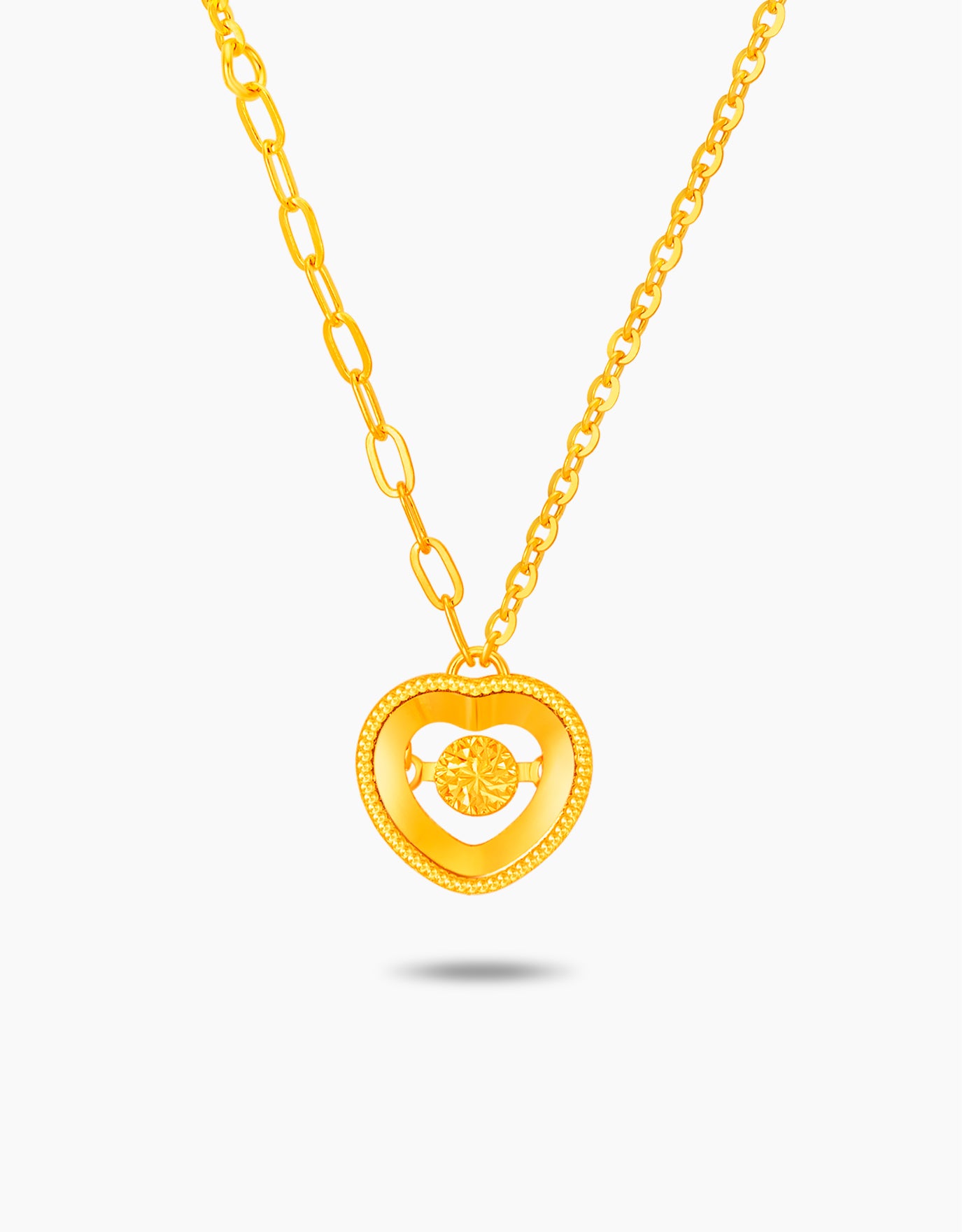 LVC 9IN Petit Love 999 Gold Necklace