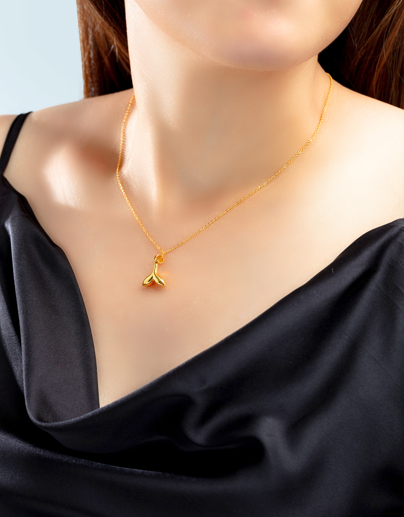 LVC 9IN Seraphina Tail 999 Gold Pendant