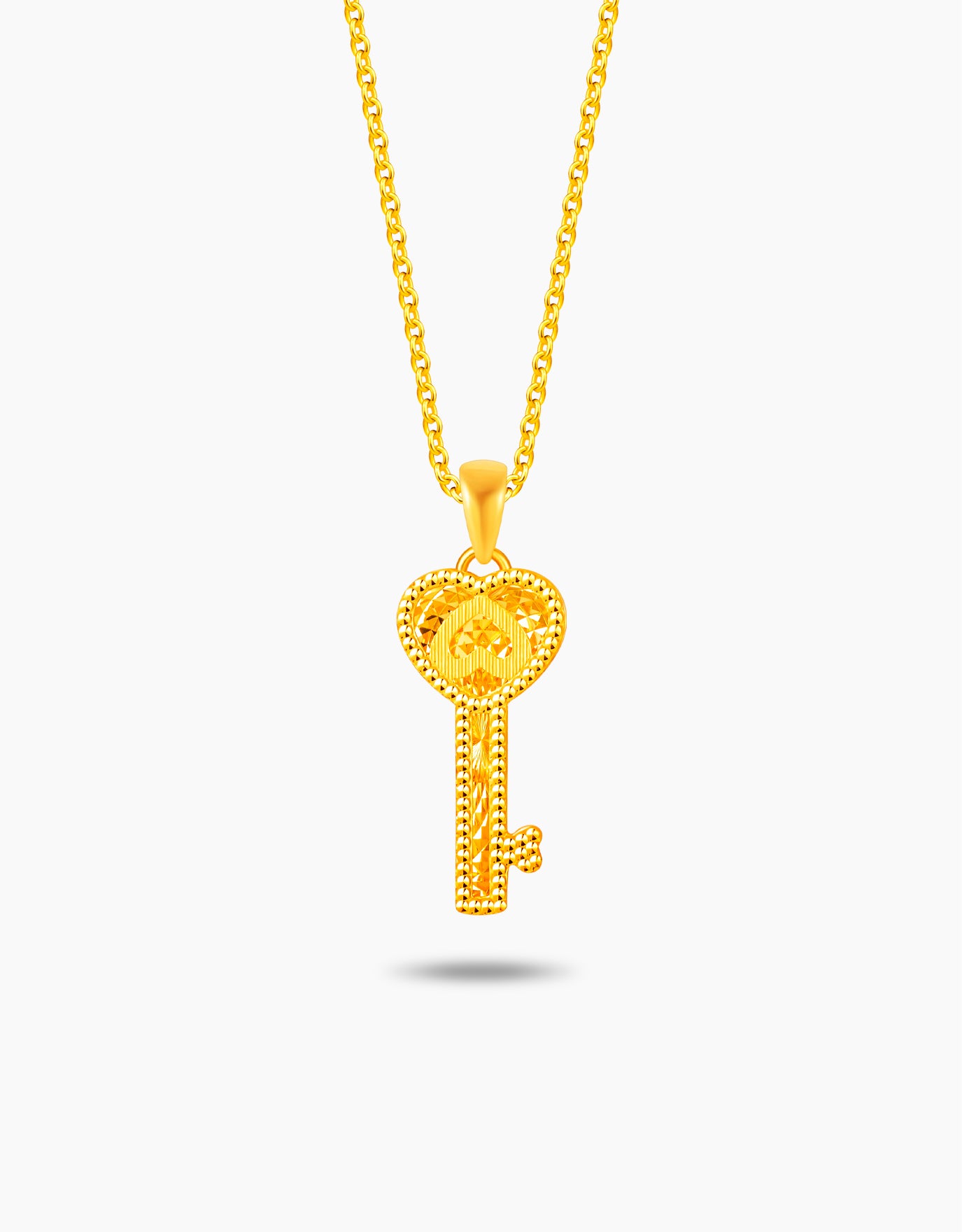 LVC 9IN Radiant Love Key Pendant