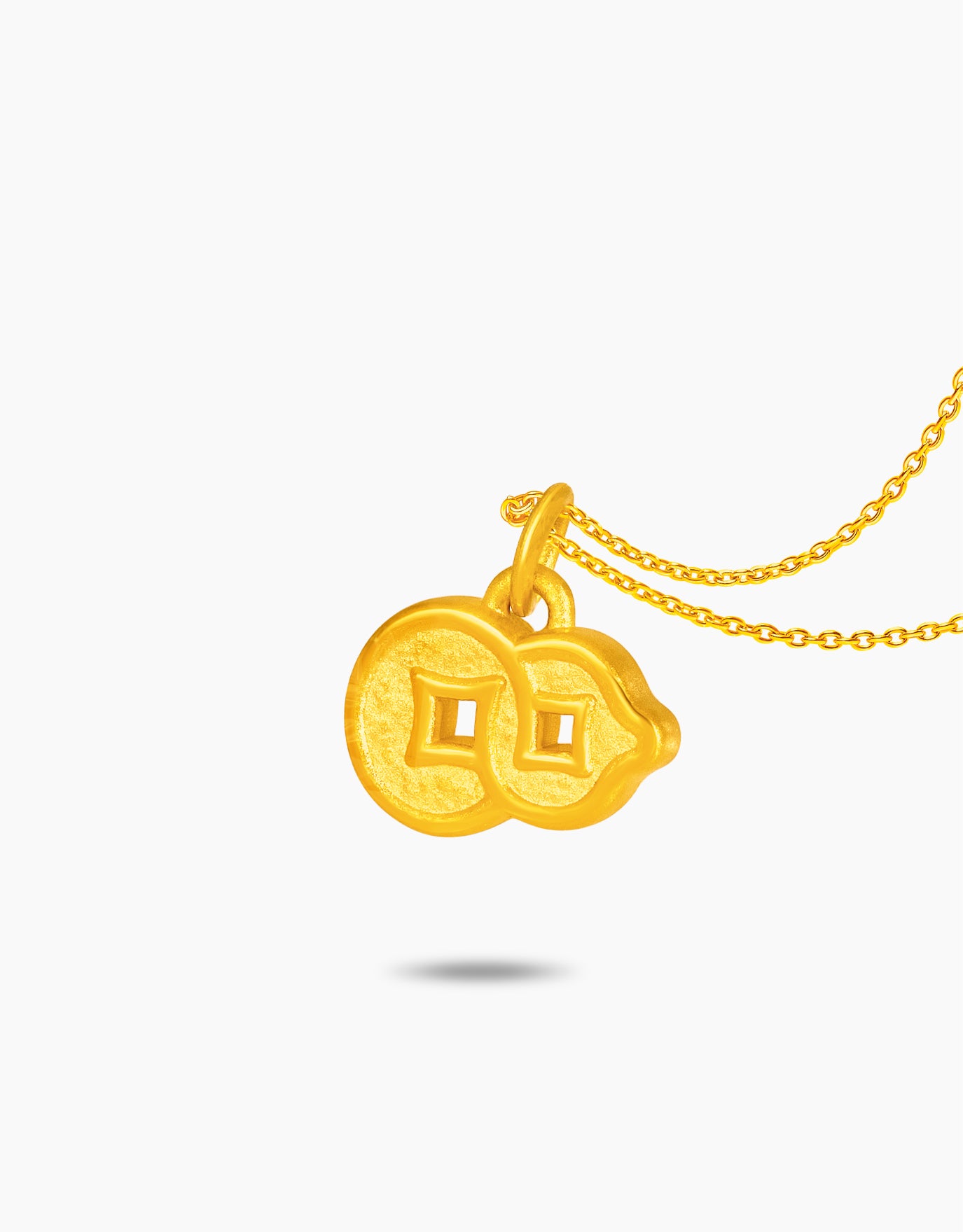 LVC 9IN Gourd of Luck 999 Gold Pendant