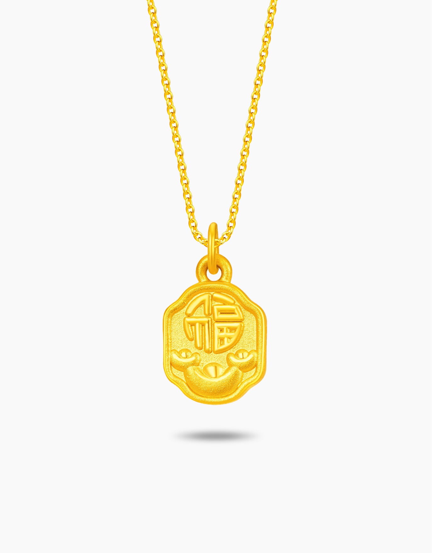 LVC 9IN Prosperous Aura 999 Gold Pendant