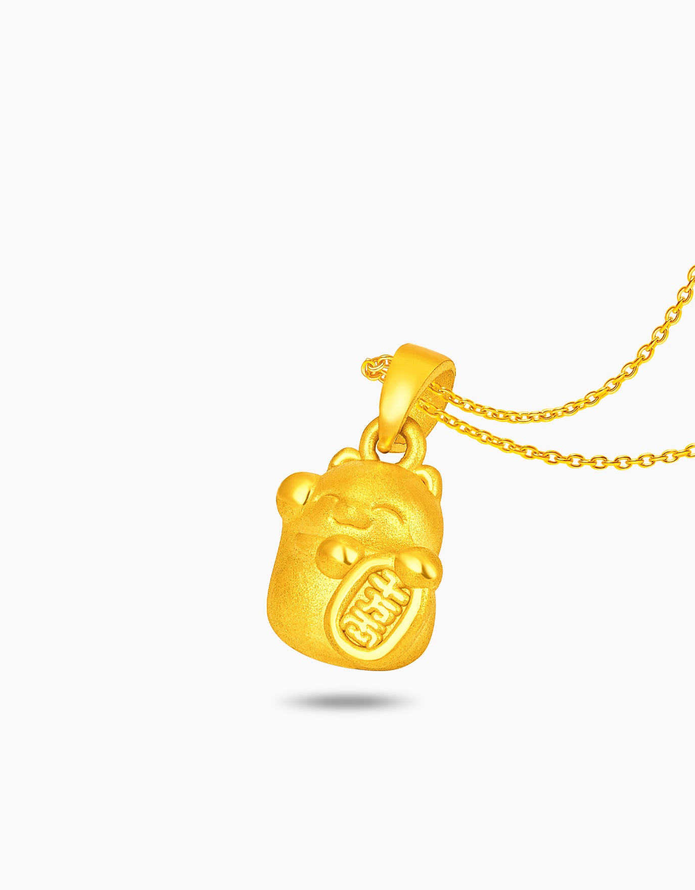 LVC 9IN Lucky Fortune Cat 999 Pendant