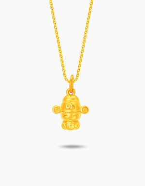 LVC 9IN Baby Cai Shen 999 Gold Pendant