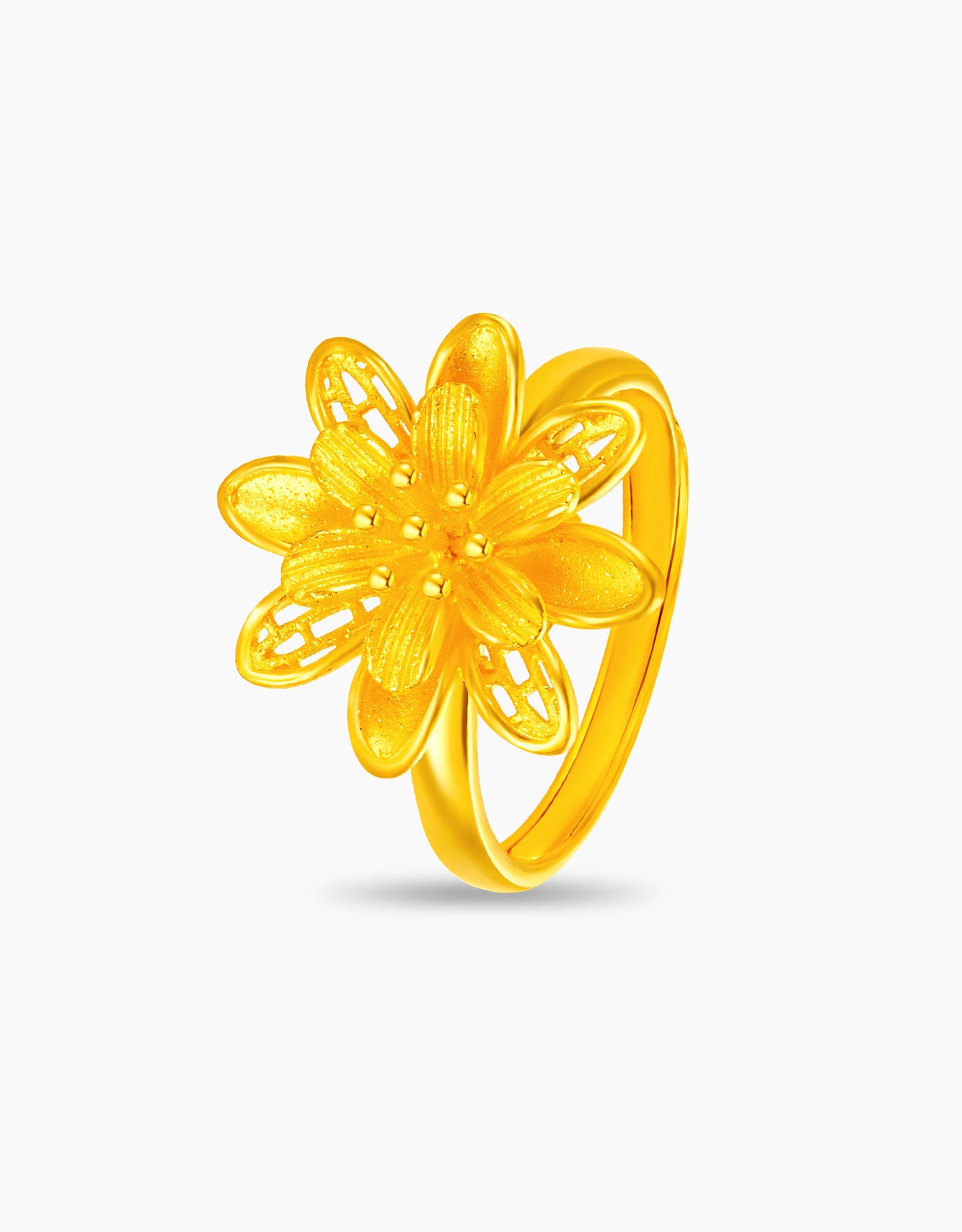 LVC 9IN Blooming Bouquet 999 Gold Ring