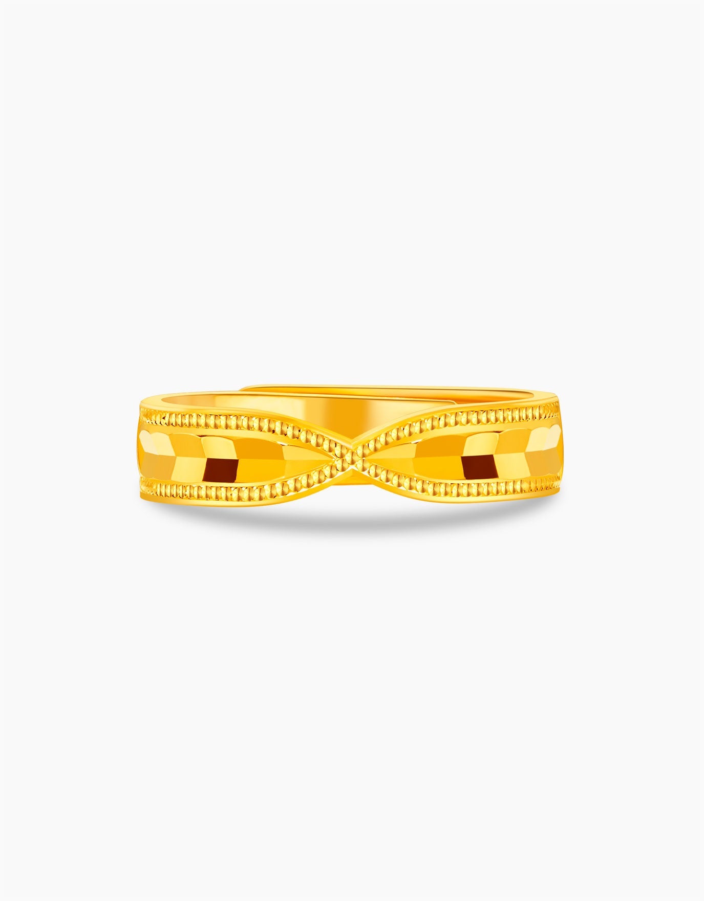 LVC 9IN Skye Twist Slim 999 Gold Ring