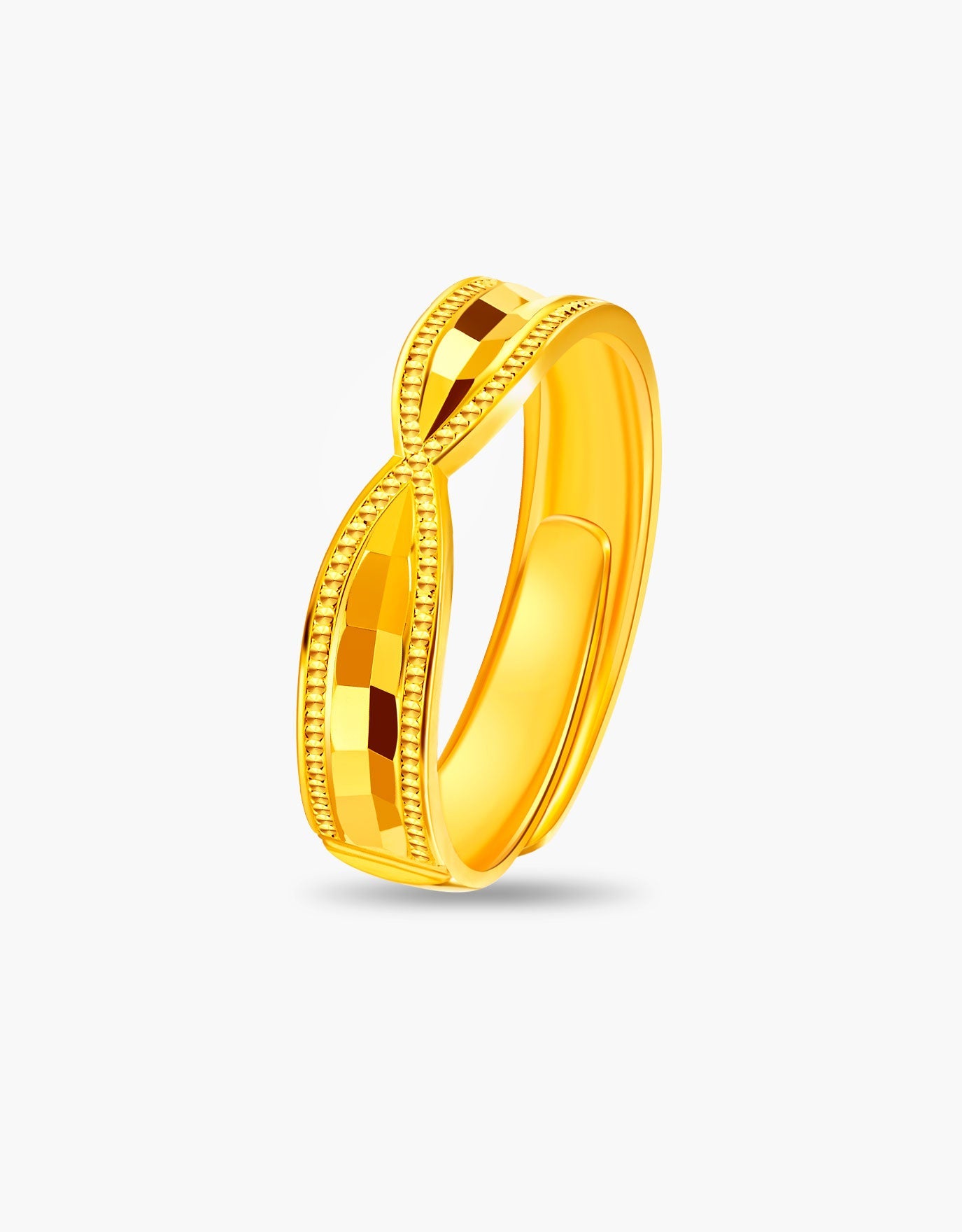 LVC 9IN Skye Twist Slim 999 Gold Ring
