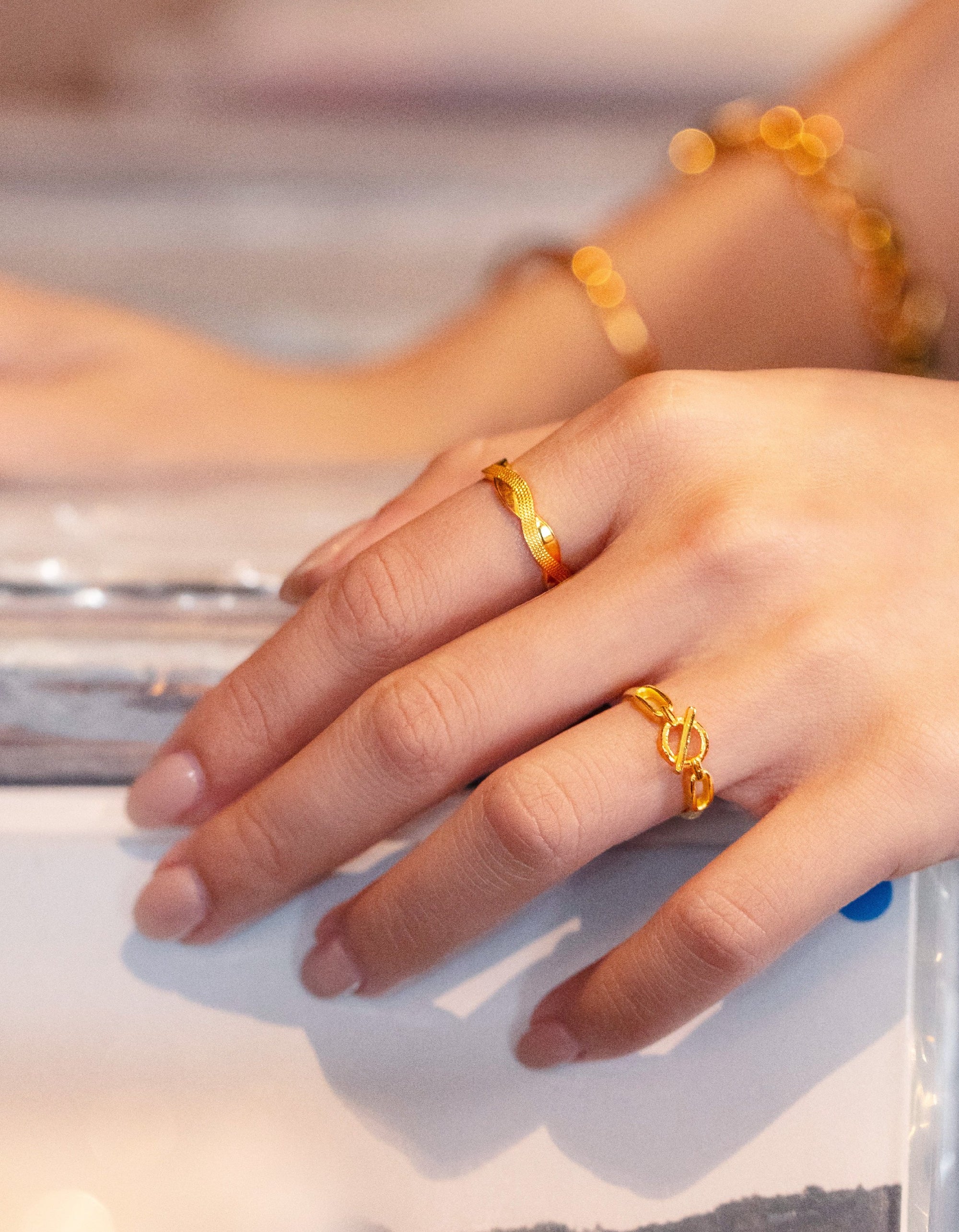 LVC 9IN Mirabelle 999 Gold Ring