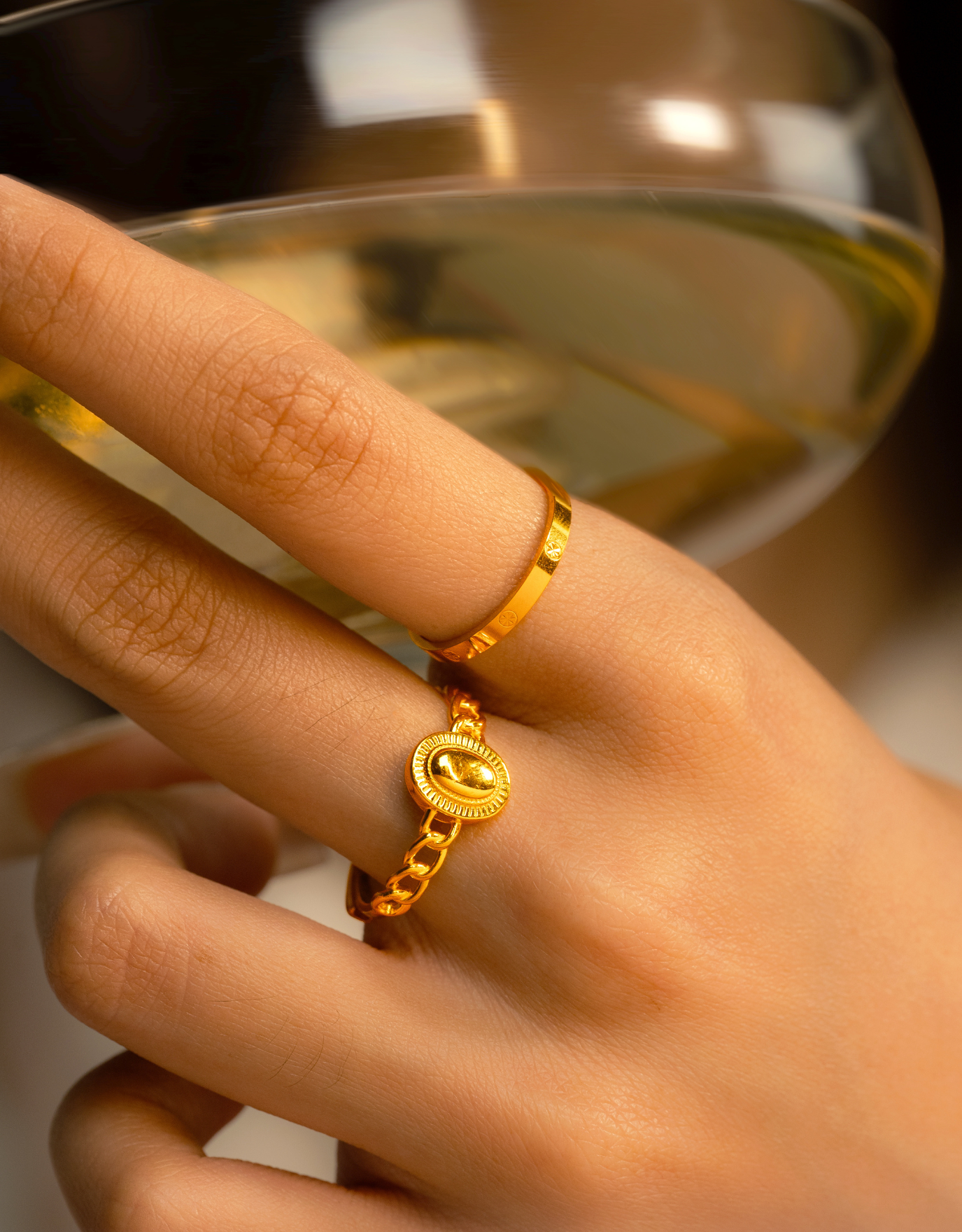 LVC 9IN Lavinia Elegance 999 Gold Ring