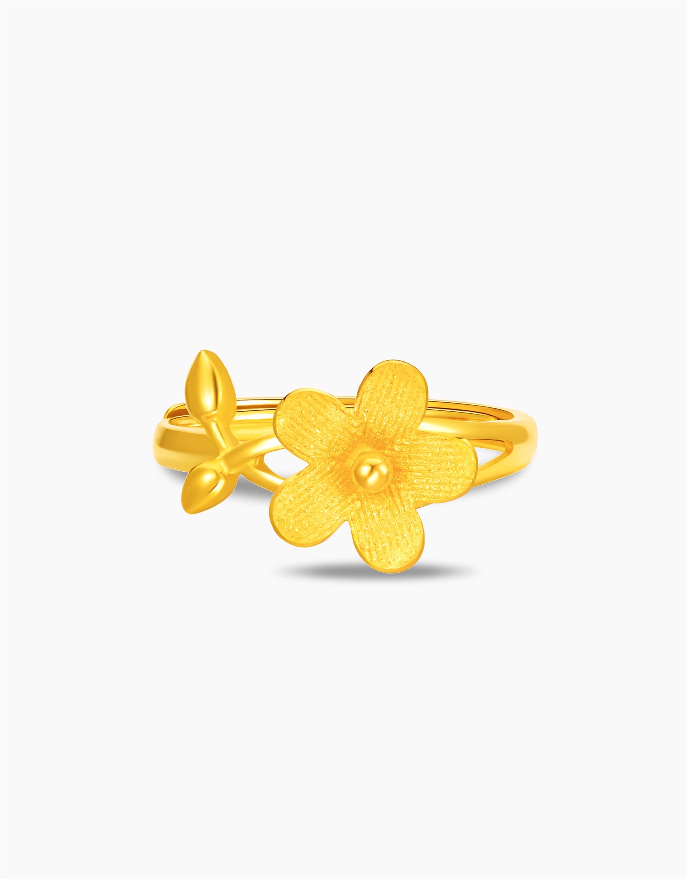 LVC 9IN Spring Blossom 999 Gold Ring