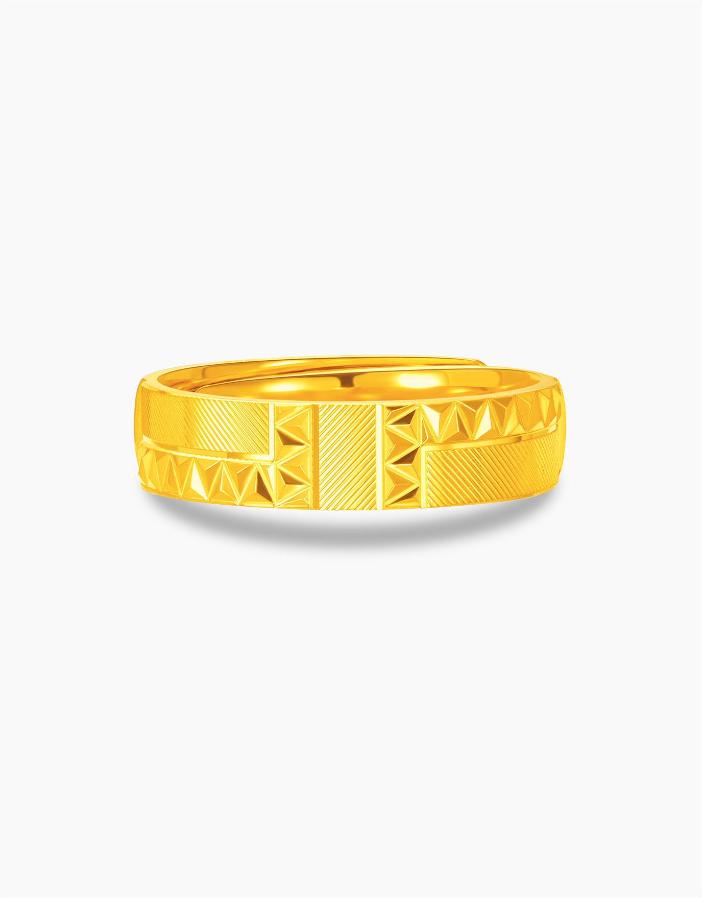 LVC 9IN Slim Duo-Bliss 999 Gold Ring