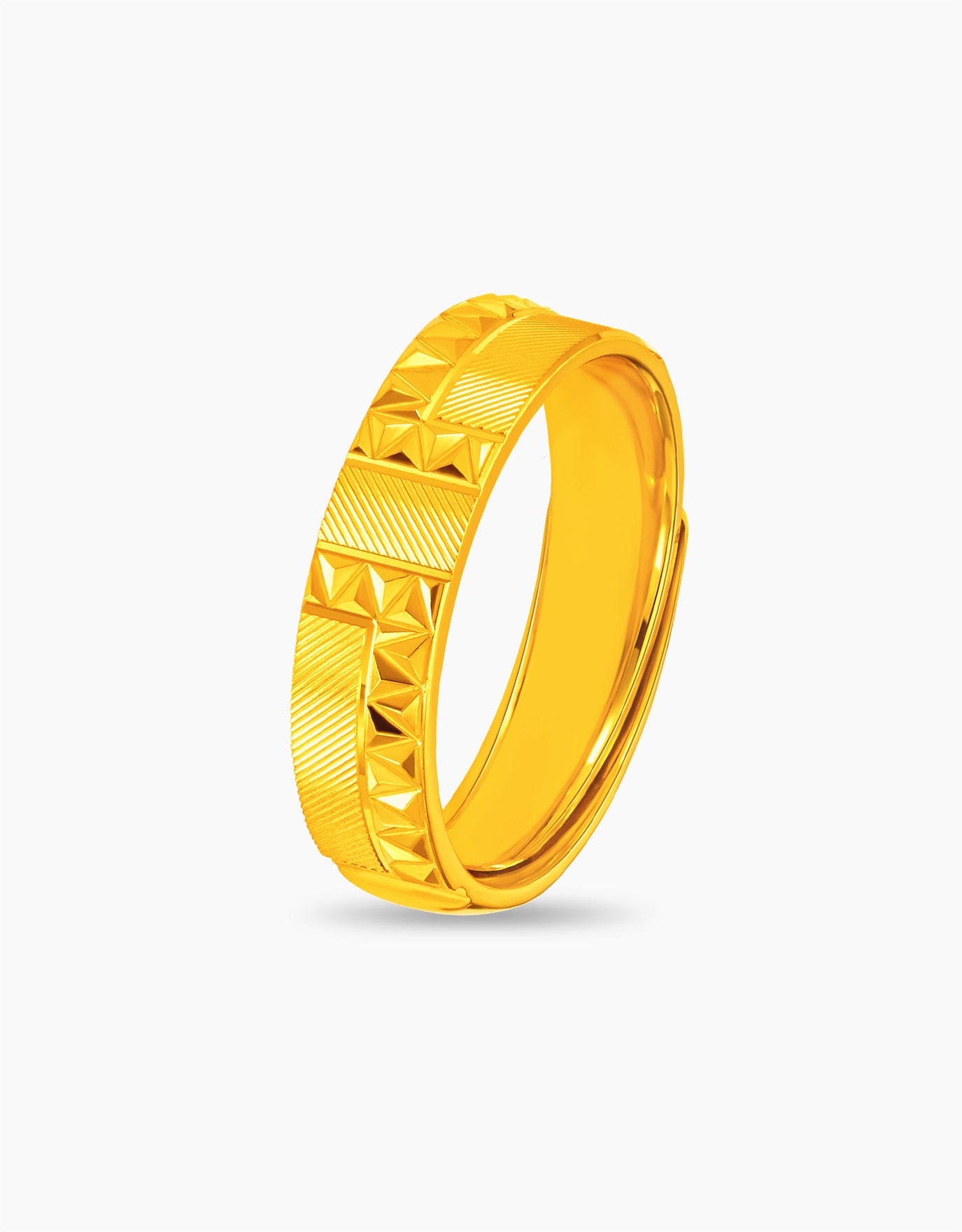 LVC 9IN Slim Duo-Bliss 999 Gold Ring