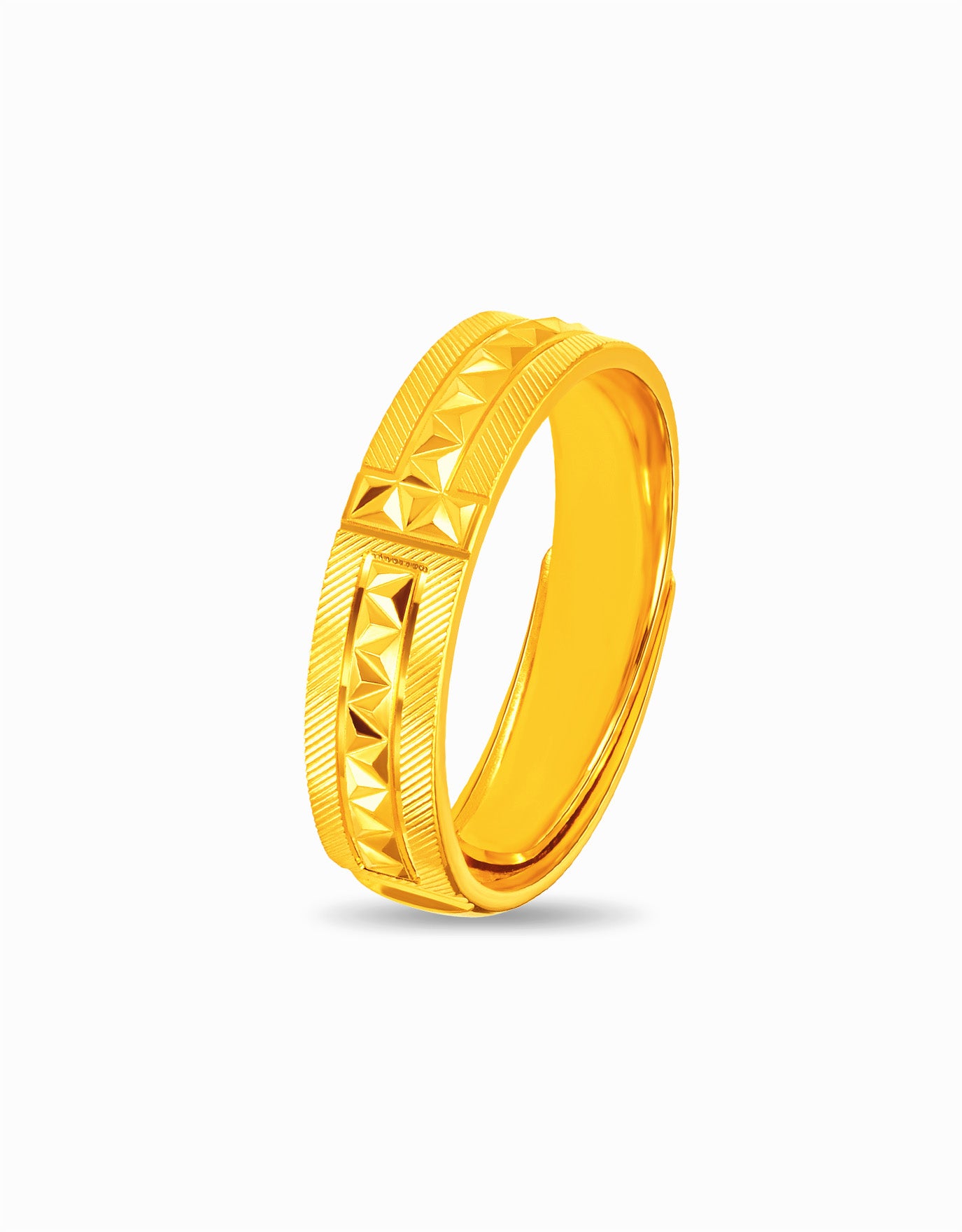 LVC 9IN Slim Classic Duo 999 Gold Ring