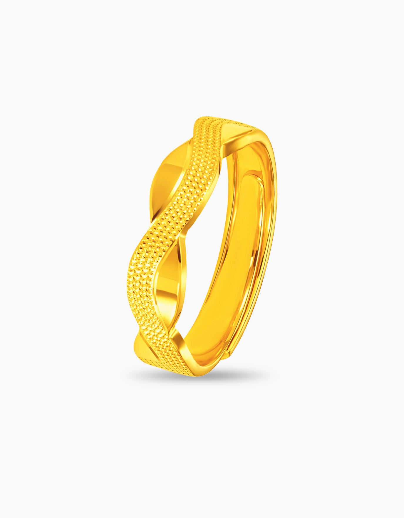 LVC 9IN Wavea 999 Gold Ring