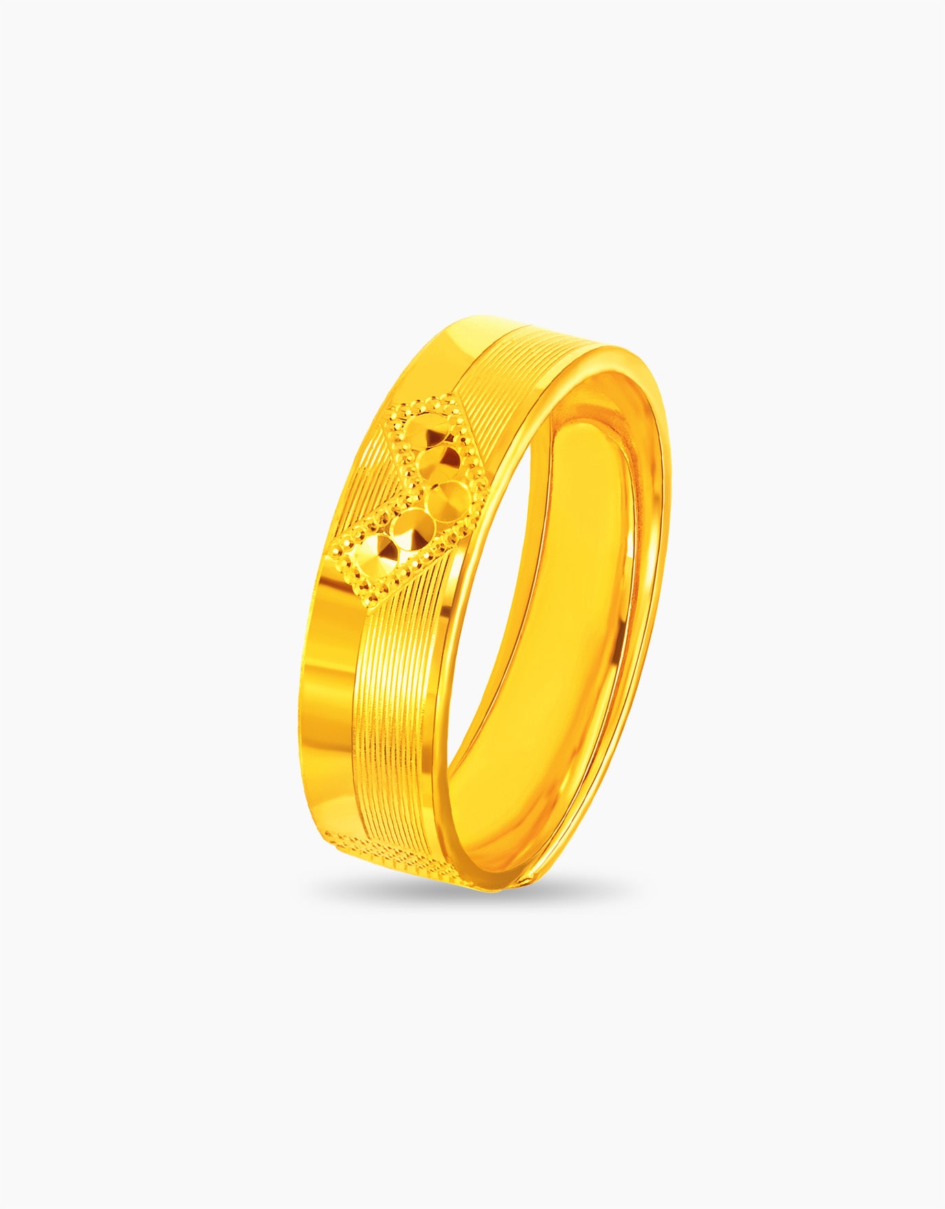 LVC 9IN Crowned 999 Gold Ring