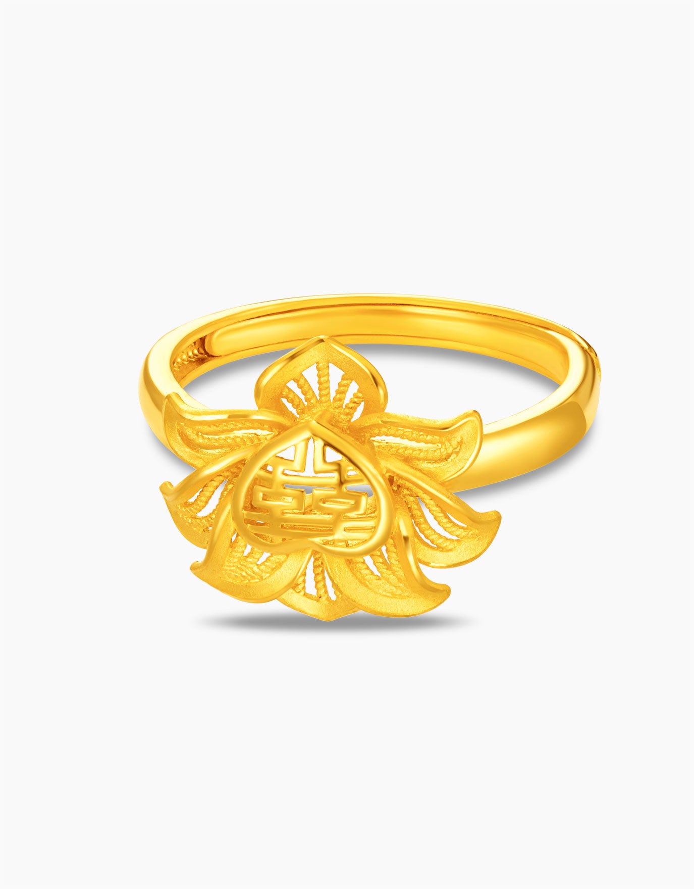 LVC 9IN Regal Longevity 囍 999 Gold Ring