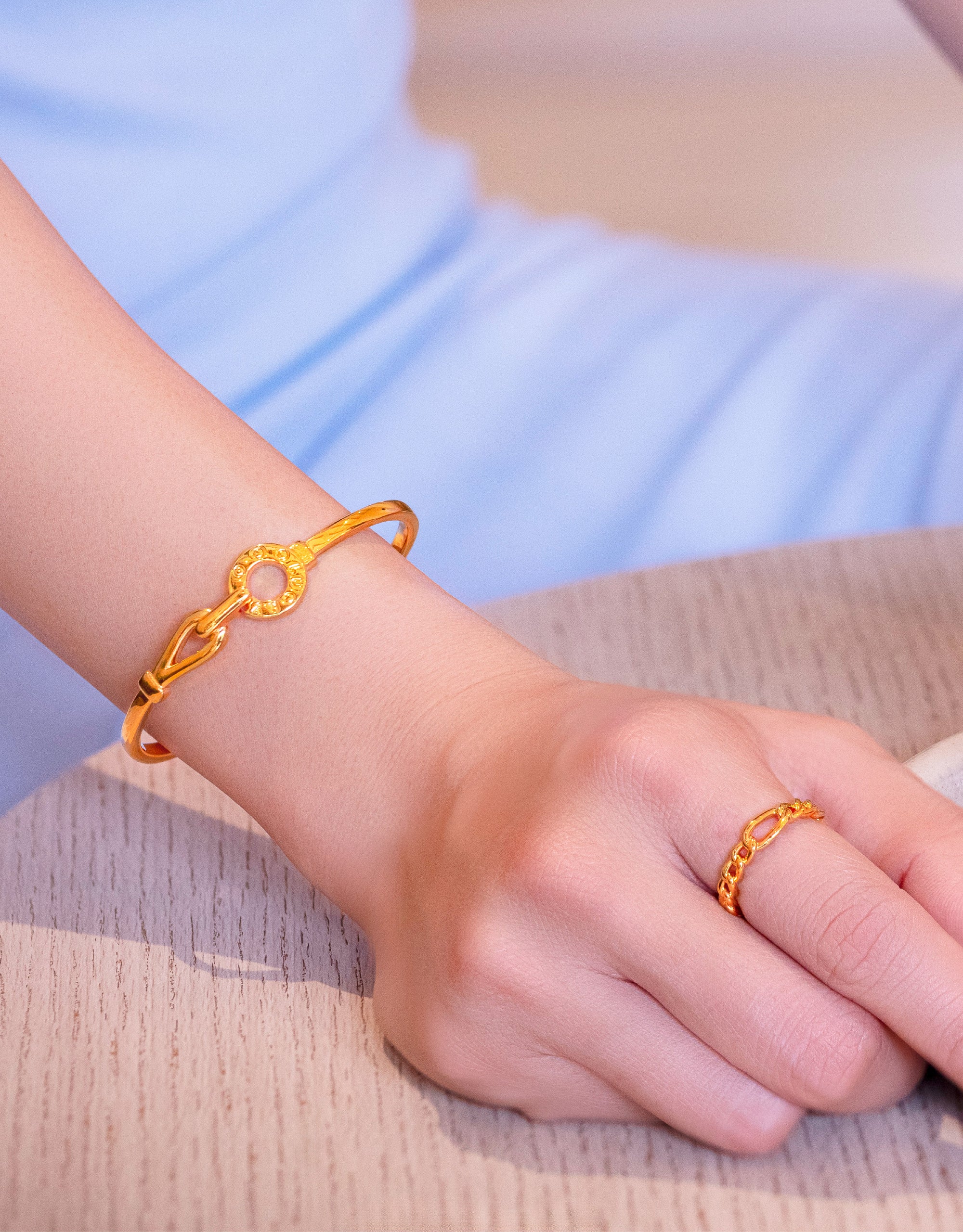 LVC 9IN Arielle 999 Gold Ring