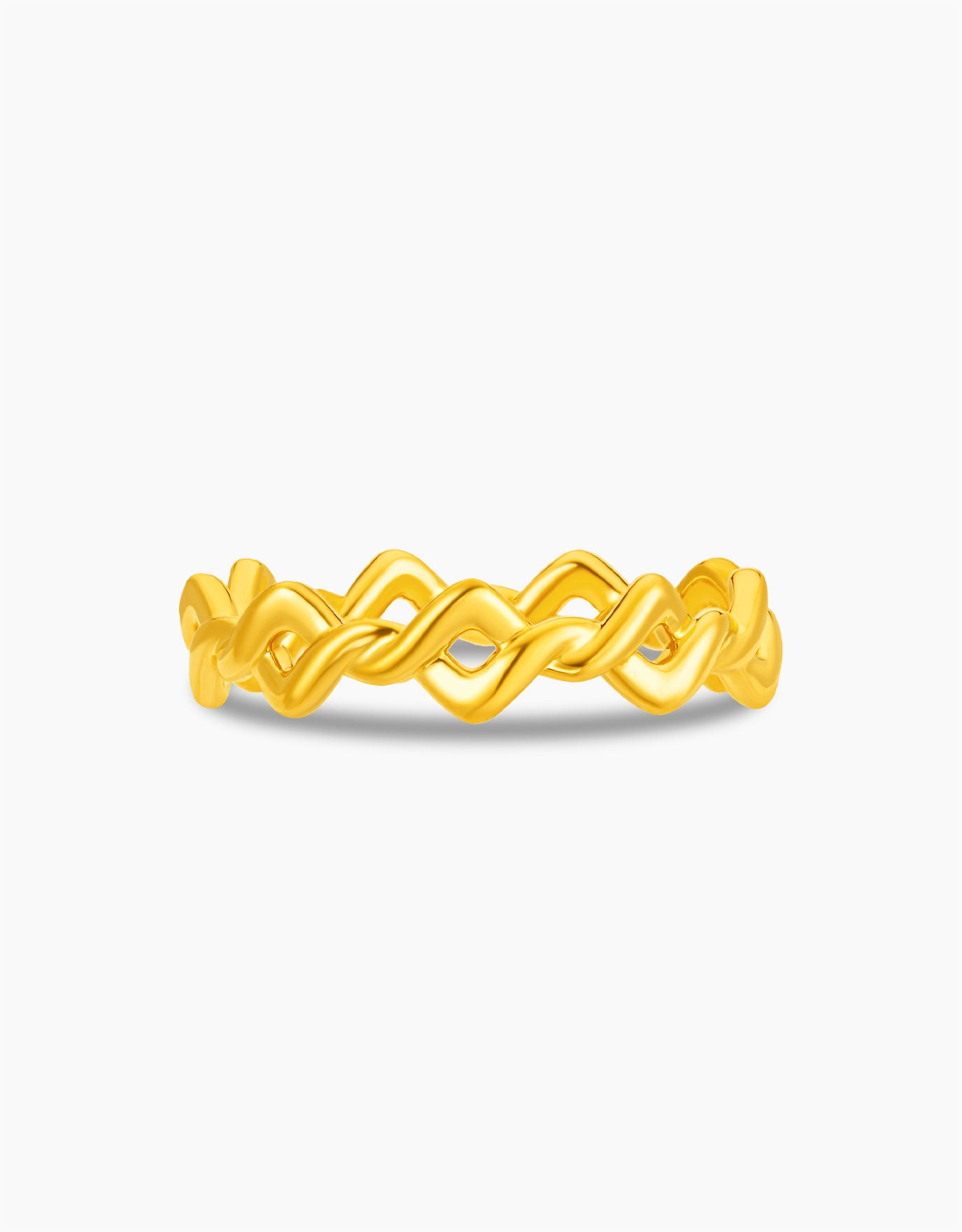 LVC 9IN Delicate Twist 999 Gold Ring