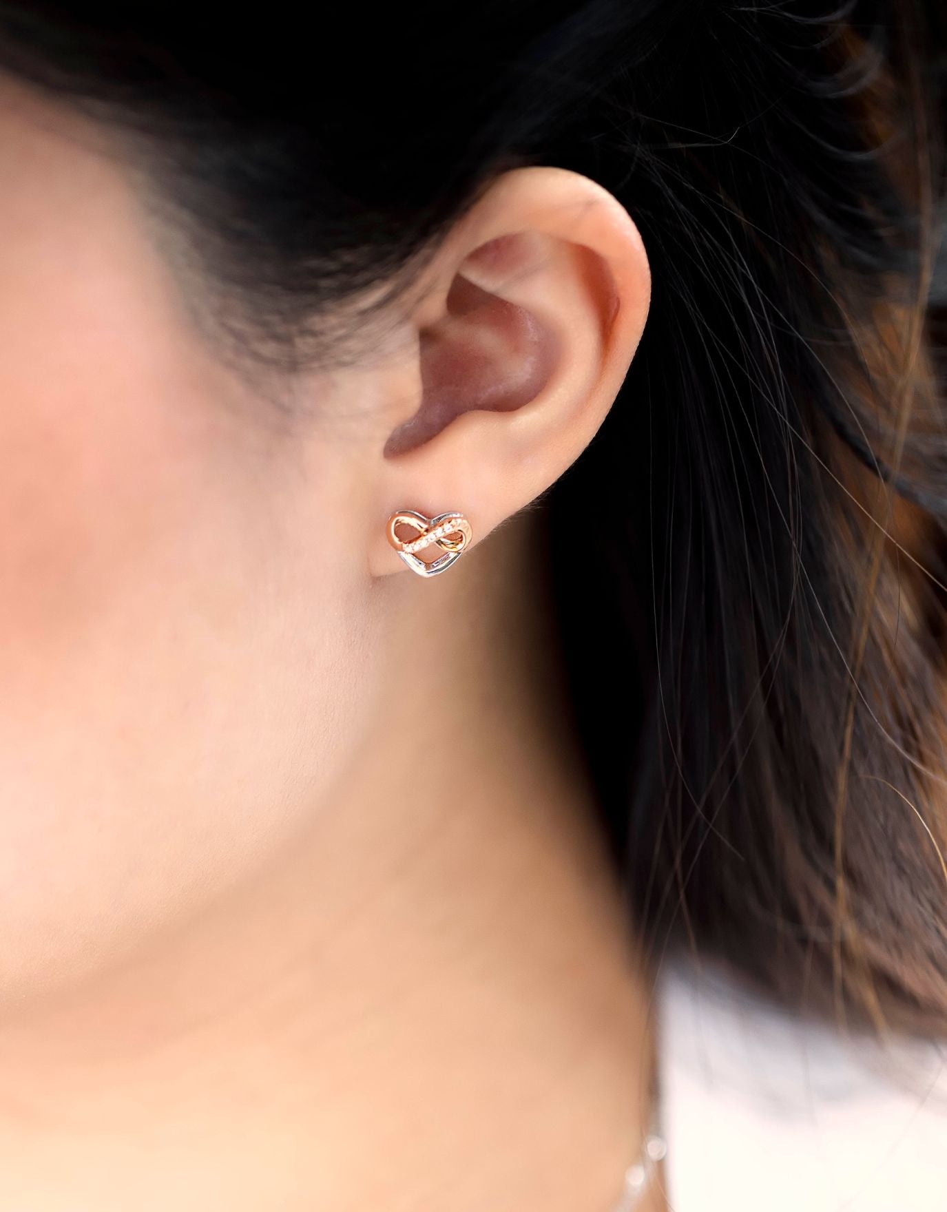 LVC Destiny Forever Love Diamond Earrings