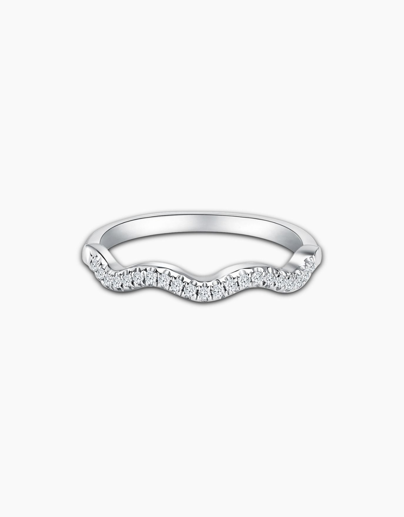 White gold diamond hot sale band rings